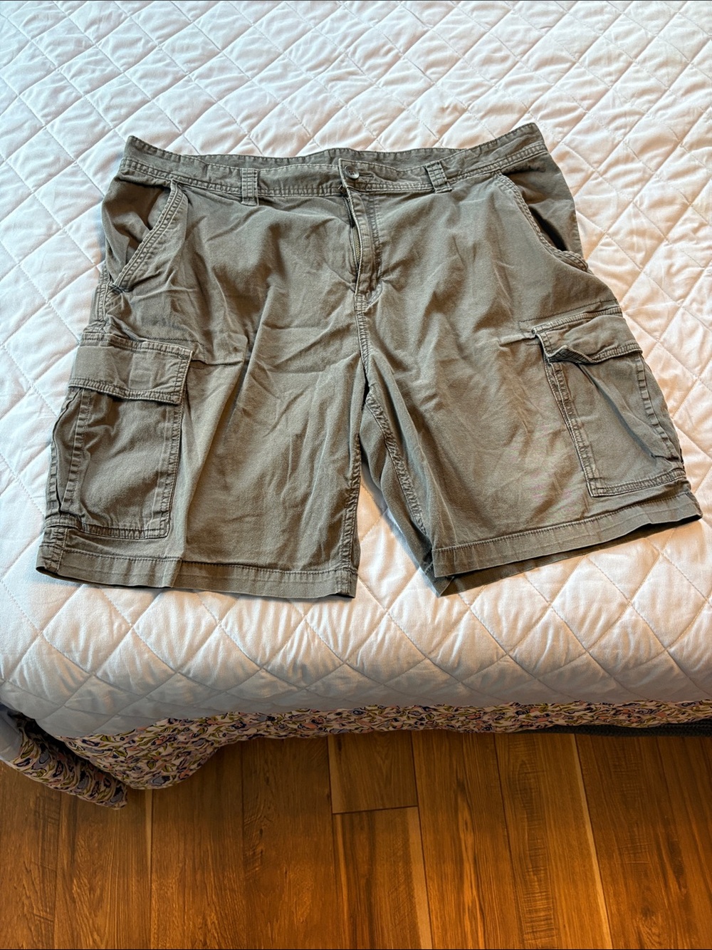 George Men's Gray Cargo Shorts - Size 42
